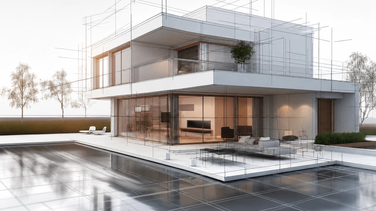Família planejando a construção da casa
