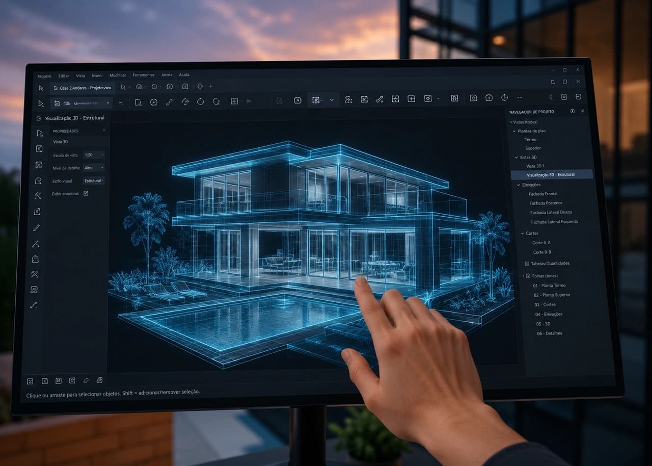 Casa construída com inteligência artificial pela GetHome
